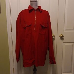 Marlboro Men's Vibrant Red Shirt Jacket